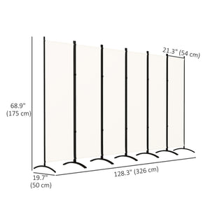 6-panel folding screen, UV30+ protection, beige