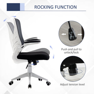 Swivel mesh office chair with lumbar support