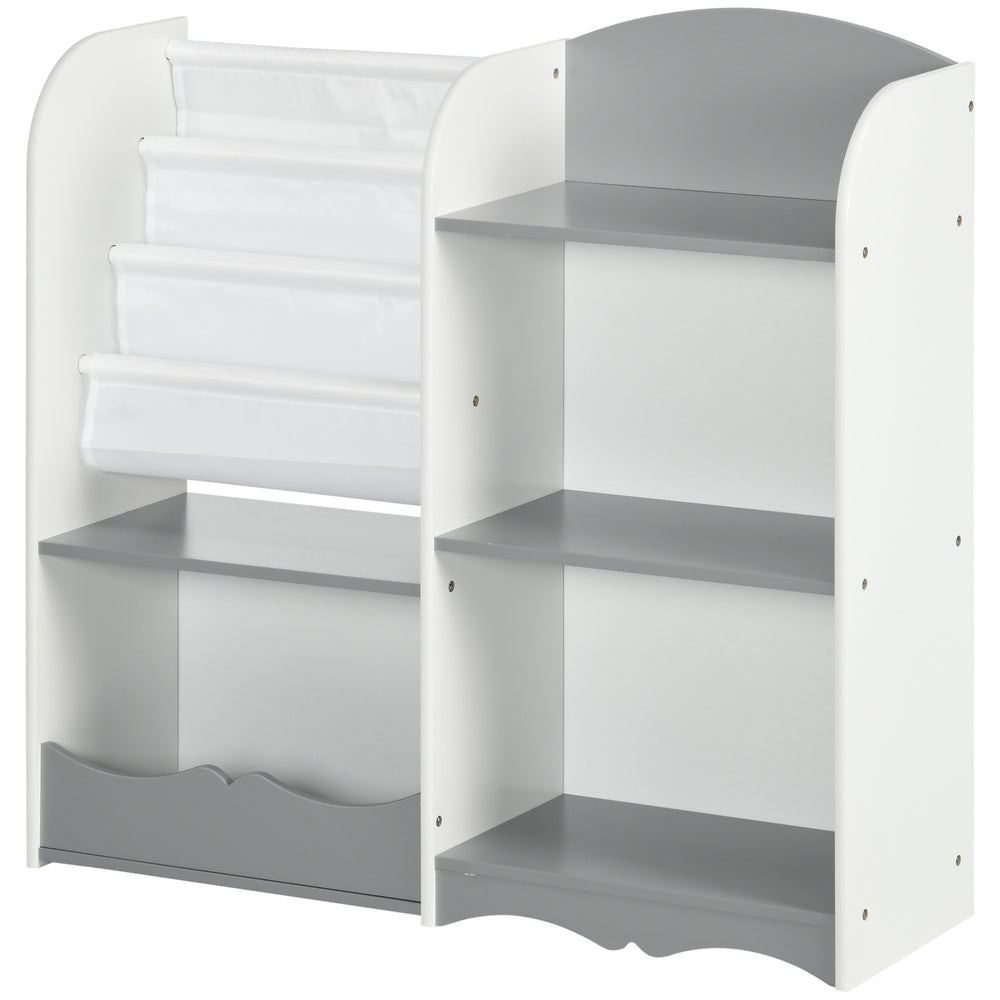 Toy storage shelf, gray