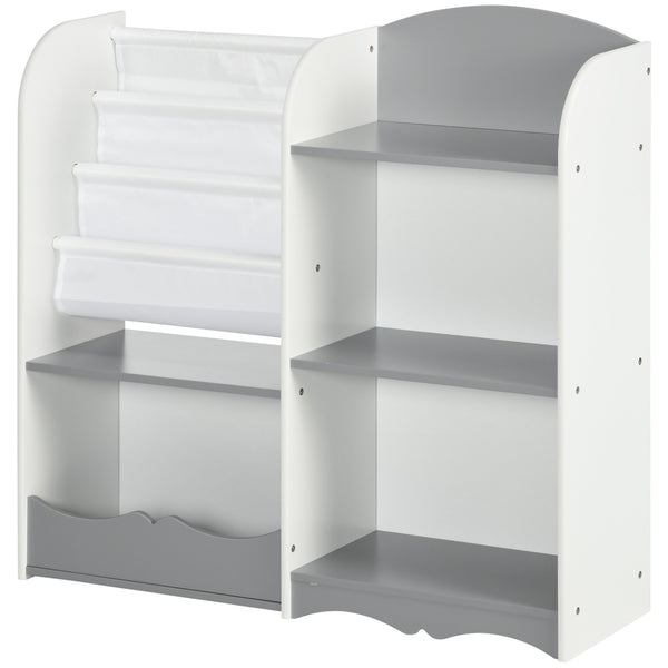Toy storage shelf, gray