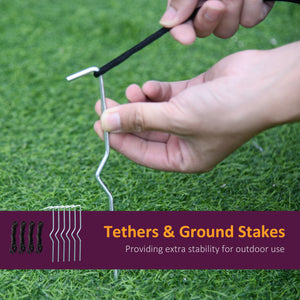 Inflatable Halloween two old witches and magic potions decoration with LED