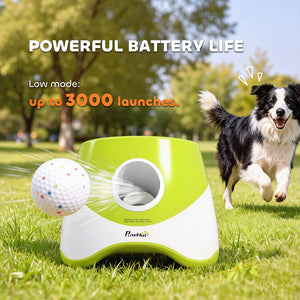 Automatic ball launcher, green