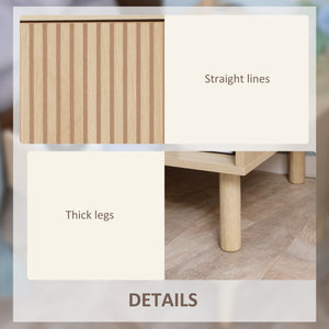 Modern bedside table with drawer and open shelf