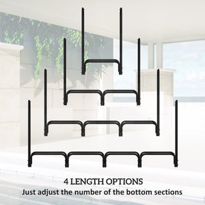 8ft Outdoor Log Rack with Cover