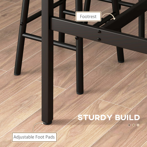 3-piece bar table and chairs set, table and chairs for 2 people