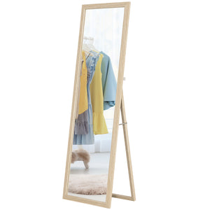 Full-length mirror, beige