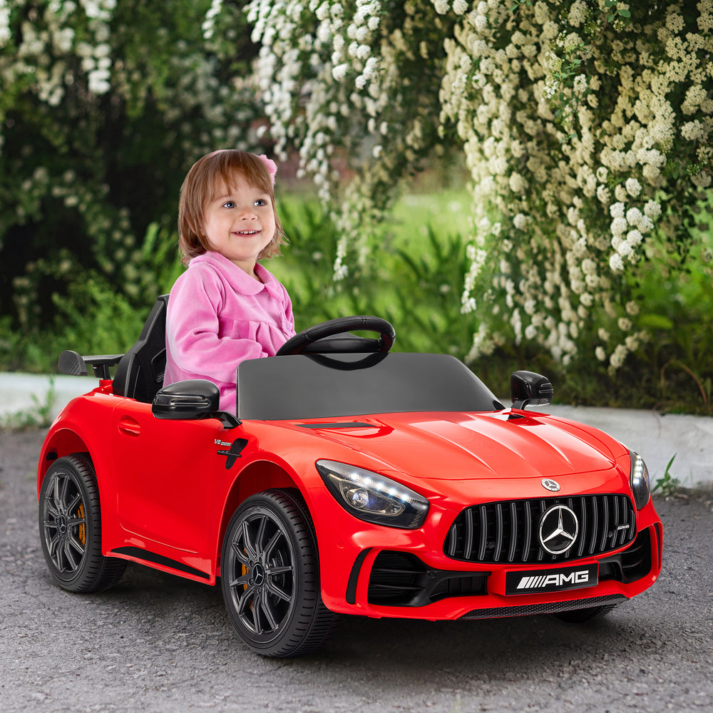 Licensed Mercedes-Benz AMG GTR 12 with remote control, red