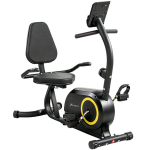 Bluetooth recumbent exercise bike, 8 resistance levels