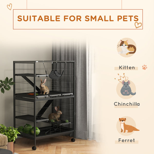 5-tier rolling cage, gray