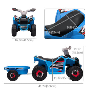 6V Off-Road Quad, Blue