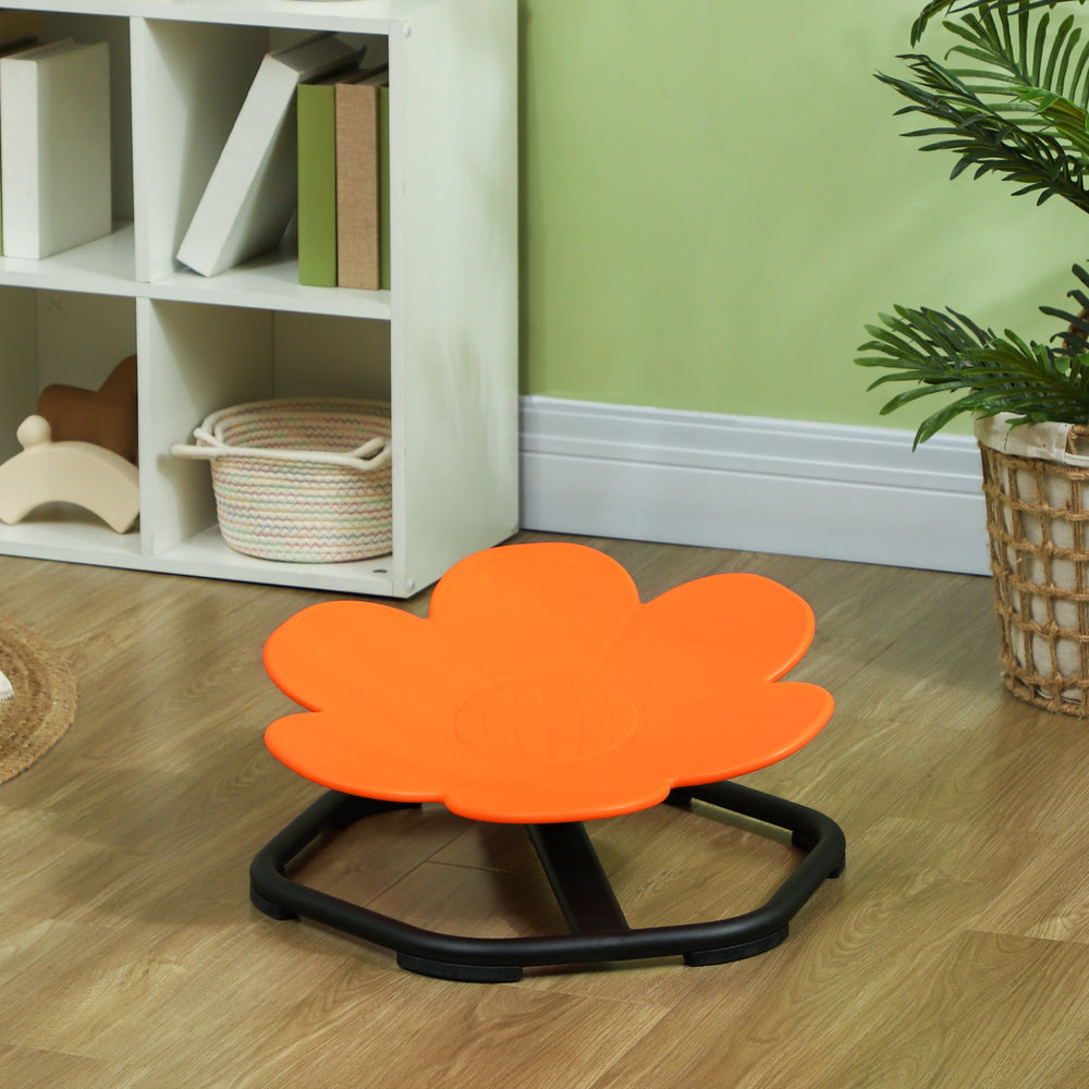 Non-slip sensory swivel chair, orange