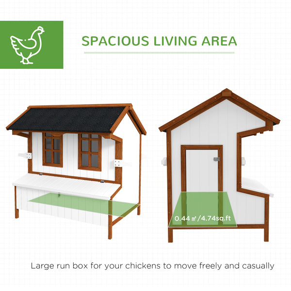47" Wooden Chicken Coop