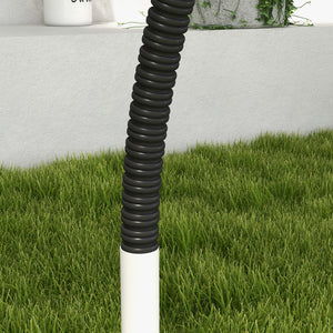 Dog agility course, black