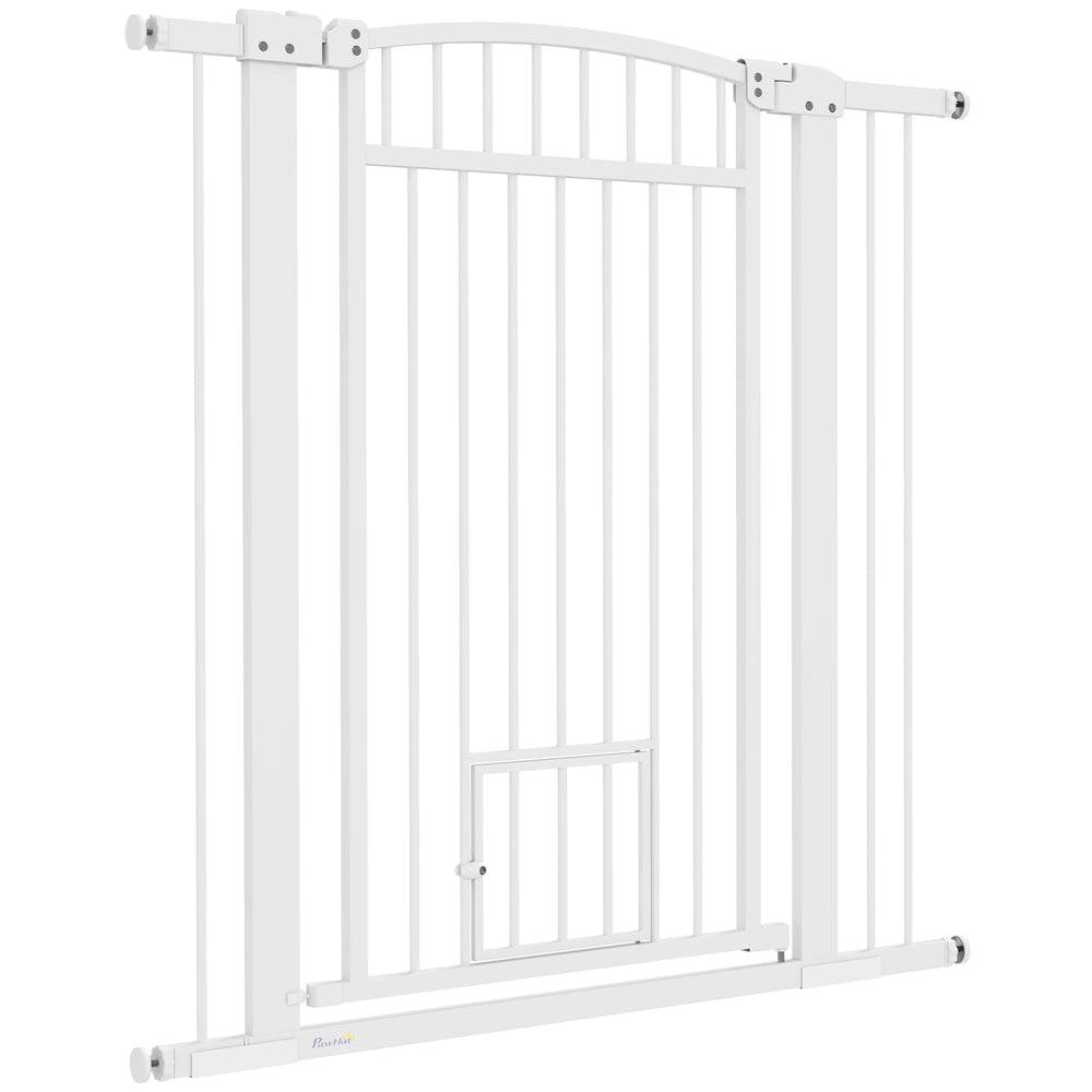 Extra Wide Pet Gate with Small Door