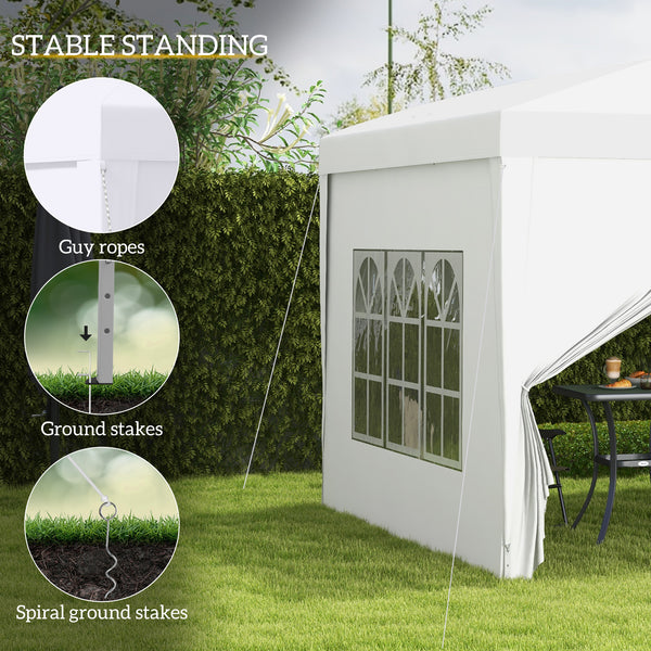 10 x 10 folding tent with carrying bag 