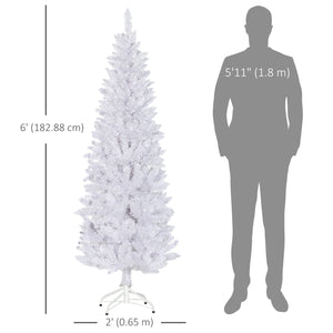 6ft tall artificial Christmas tree with 479 branches and steel base