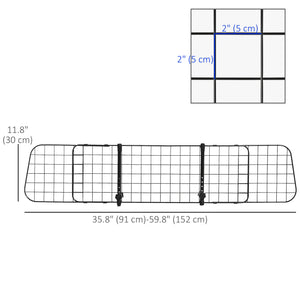 Adjustable Pet Barrier for Vehicles (SUVs, Vans, Trucks)