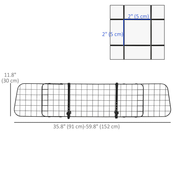 Adjustable Pet Barrier for Vehicles (SUVs, Vans, Trucks)