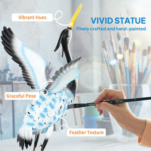 Flying Crane Statue