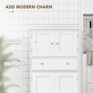 Kitchen storage unit, white