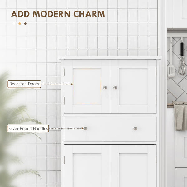 Kitchen storage unit, white