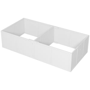 Whelping box with adjustable and removable door