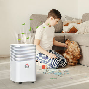 1500 sq ft Quiet Portable Dehumidifier for Laundry Room, Bedroom, Basement, 25 Point Humidity Electric Air Dehumidifier with 3 Modes