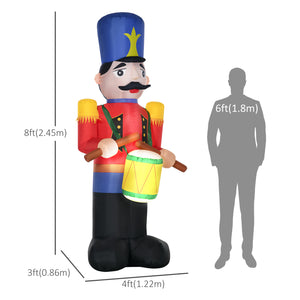 8-foot inflatable nutcracker