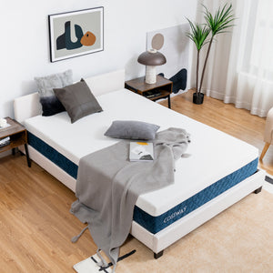 10-inch mattress with jacquard fabric cover in a box - full size