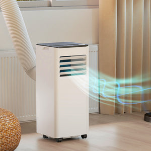 8,000 BTU Portable Air Conditioner with Dehumidifier, Fan, and Wi-Fi Voice Remote for Rooms up to 344 sq ft
