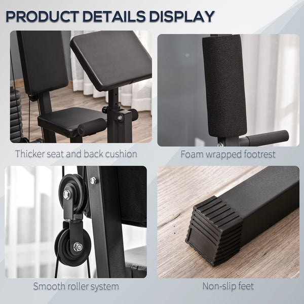 Multifunction Strength Training System, Black