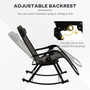 2-in-1 adjustable zero-gravity recliner chair, grey