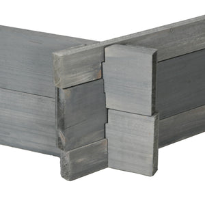 Hexagonal planter without screws, grey