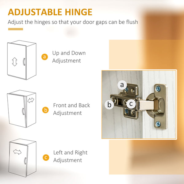 White Oak Microwave Trolley on Wheels