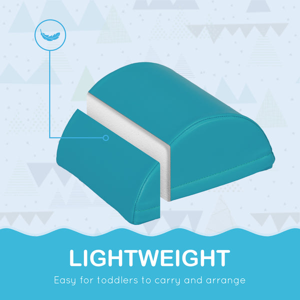 11 soft play blocks for climbing and crawling