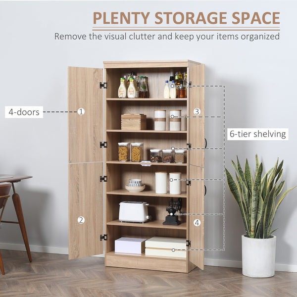 4-door storage unit with adjustable shelves