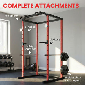 Power cage with 454 kg (1000 lbs) capacity and adjustable height
