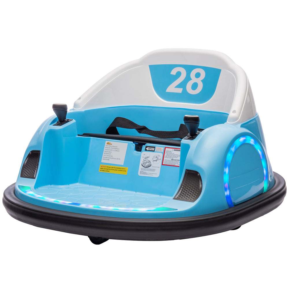 12V Bumper Car with Remote Control, Light Blue
