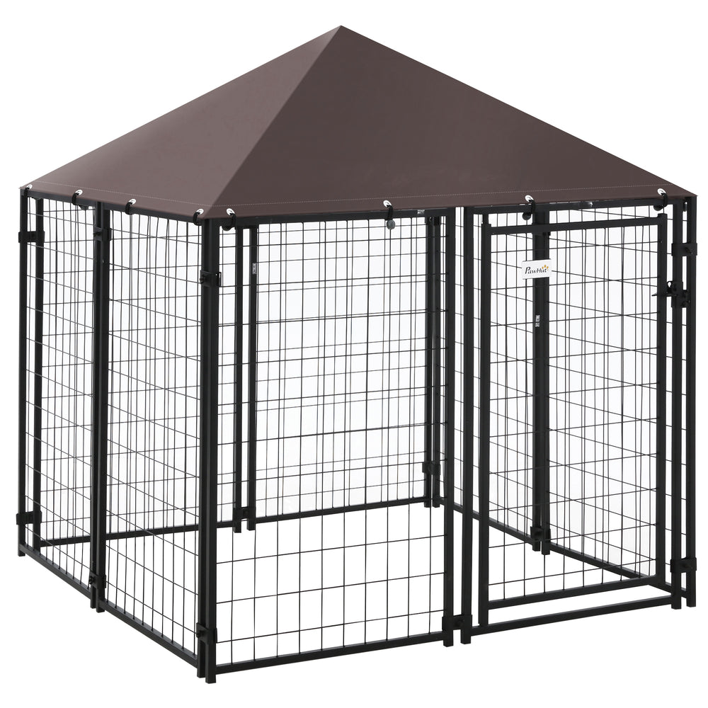 Lockable welded steel outdoor enclosure