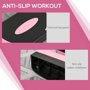 4-6" Adjustable Aerobic Stepper, Pink