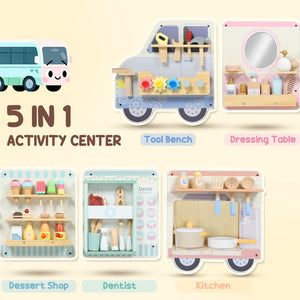 5-activity sensory wall chart