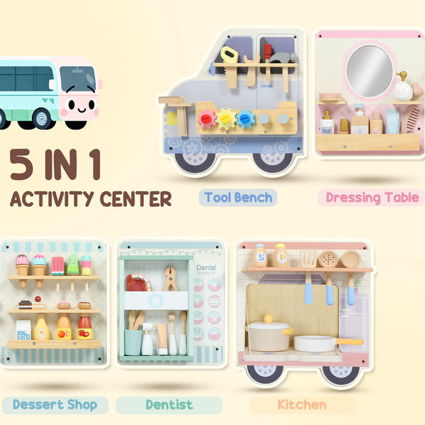 5-activity sensory wall chart