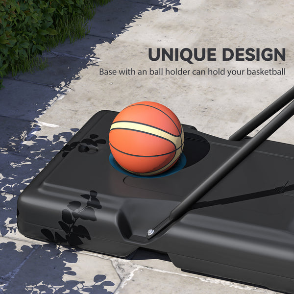 Soozier basketball hoop adjustable in height from 1.5 to 3 m