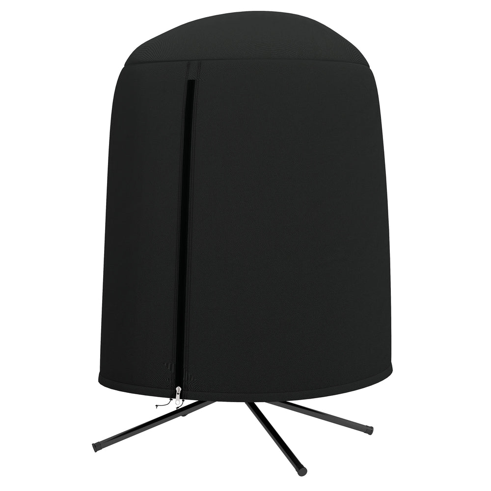 Egg Chair Cover, 420D Oxford Fabric Waterproof Anti-dust Furniture Protector for Φ50.4" x 74.8" H Stand, Black