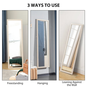 Full length mirror, white