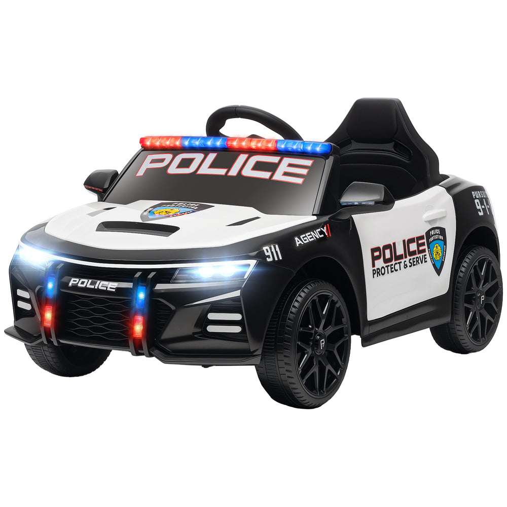 12V Electric Police Car with Remote Control and Sirens