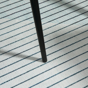 Set of 2 linen-upholstered chairs with metal backrest, armrests and legs, dark grey