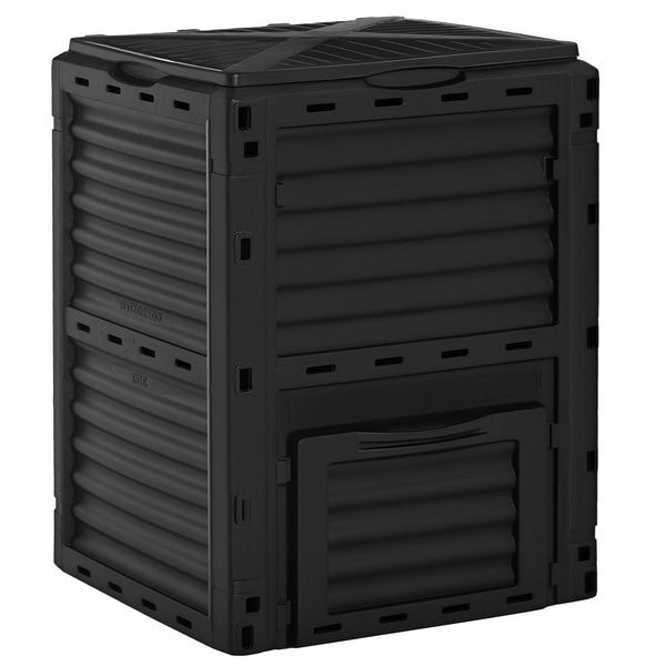 80 gallon (303 litre) garden composter, black.