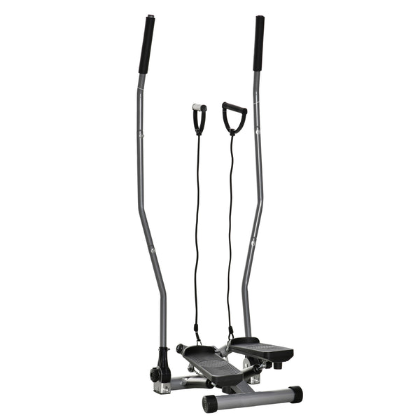 Twist Stepper with tilting handlebar silver