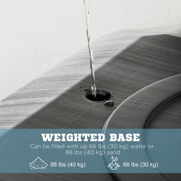 Portable Outdoor Basketball Hoop with Stand and Backboard